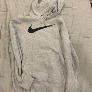 Gray Nike hoodie